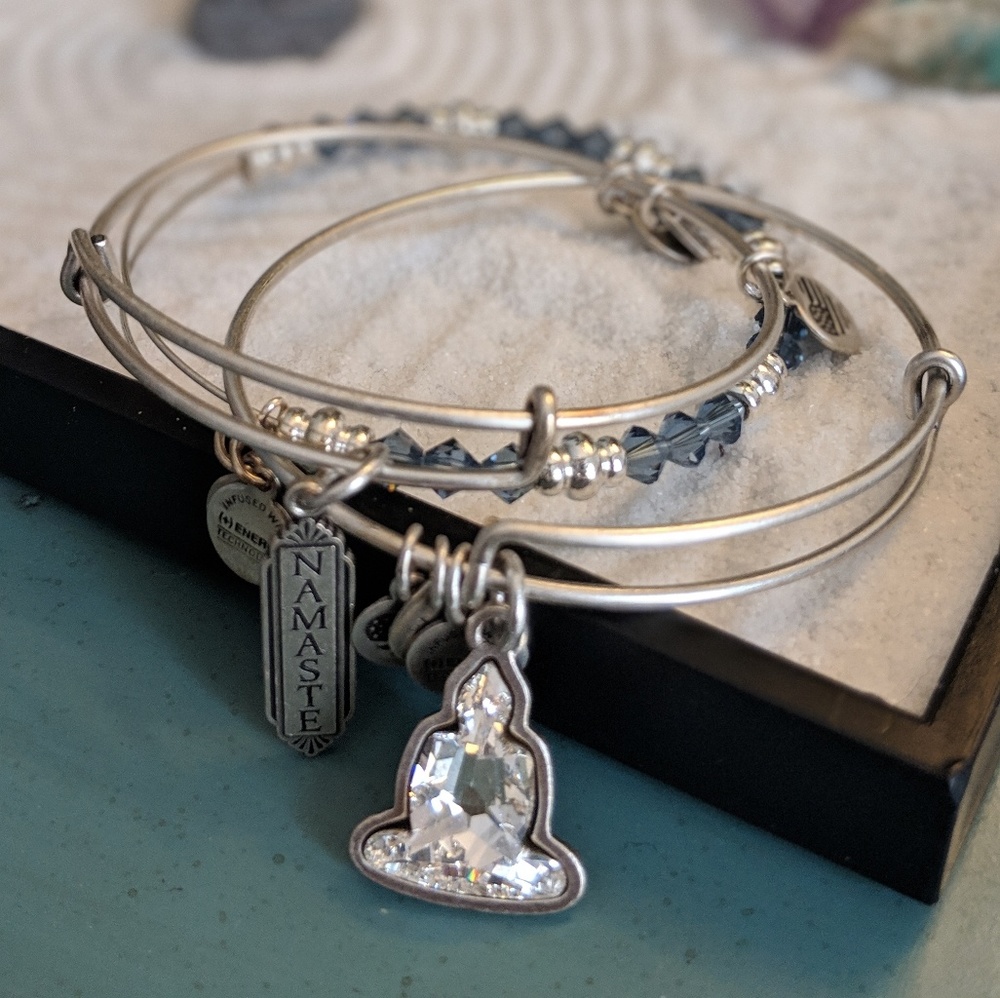 Alex and Ani Namaste Crystal Infusion Set of 3